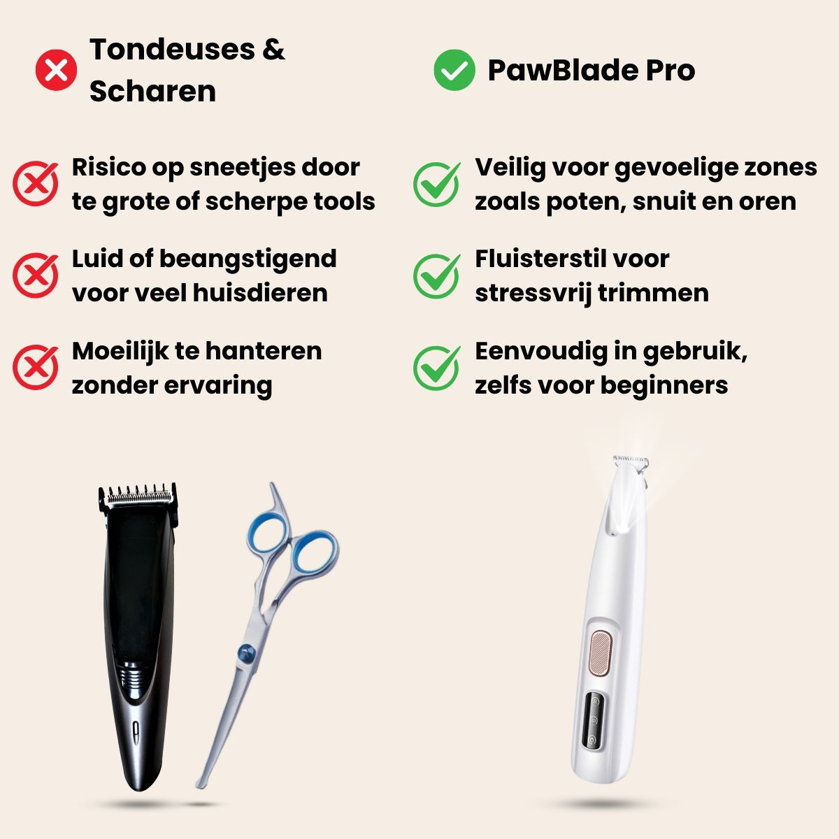 NuvoraPets® FurBlade Pro - Professionele Precisie Trimmer voor Huisdieren