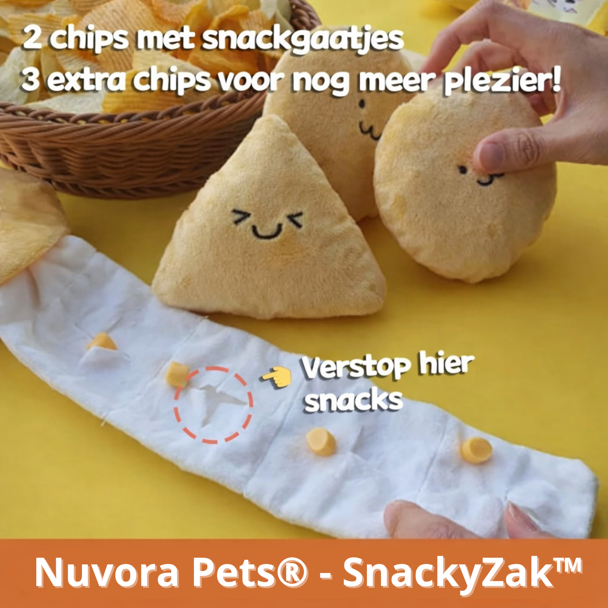Nuvora Pets® - SnackyZak™ Snuffelspel