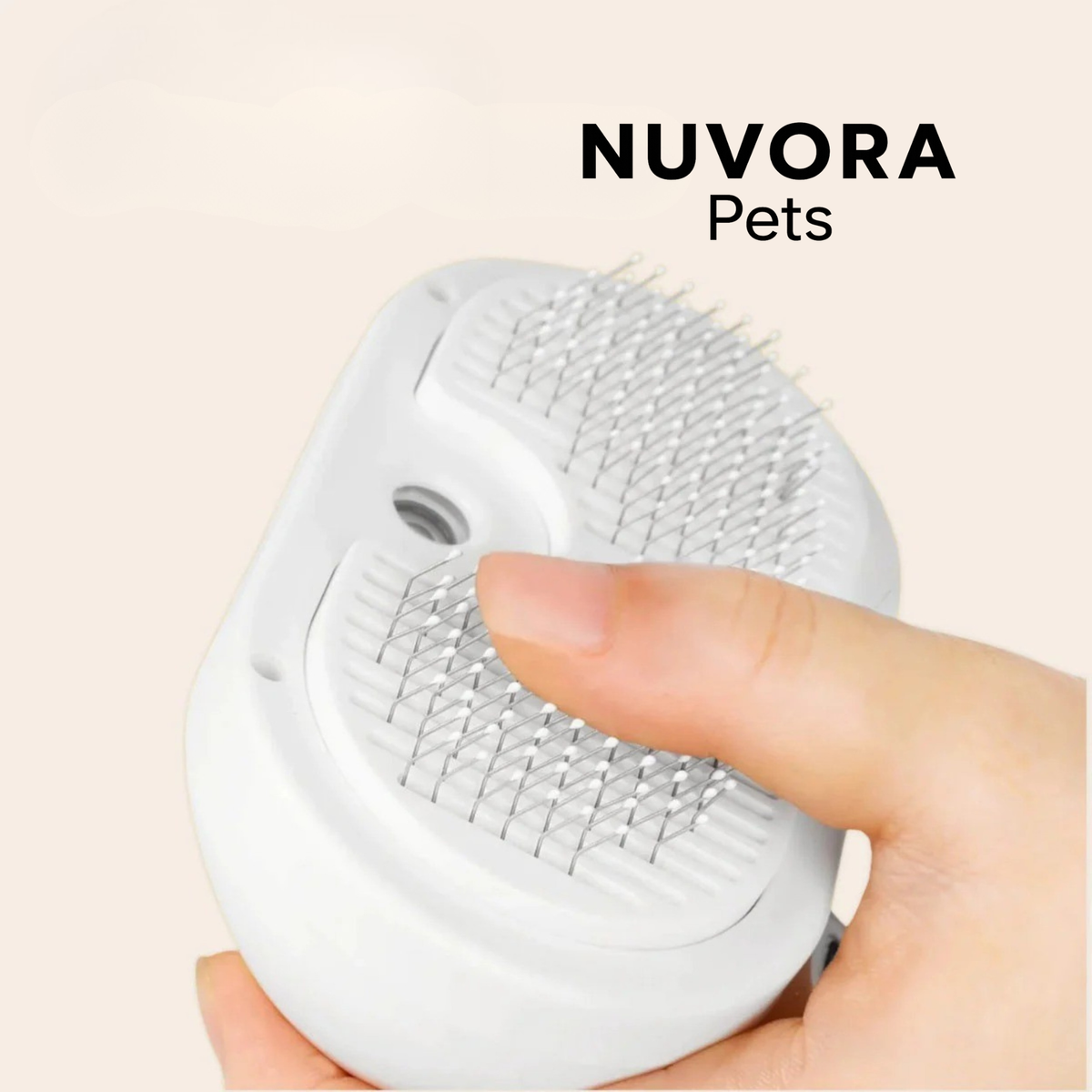 NuvoraPets® SteamBrush Pro - Professionele Vachtverzorgings Borstel voor Huisdieren